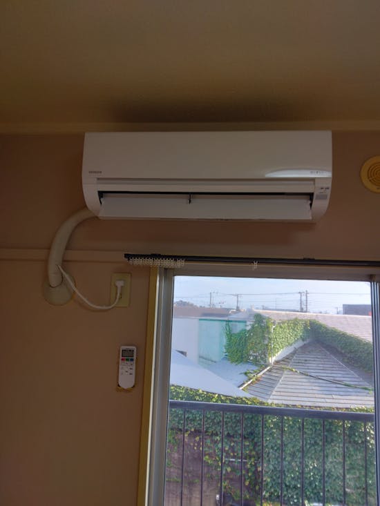 工事後　船橋市のお客様の日立エアコン６畳用ＲＡＳ－ＡＪ２２Ｒ－Ｗ設置工事