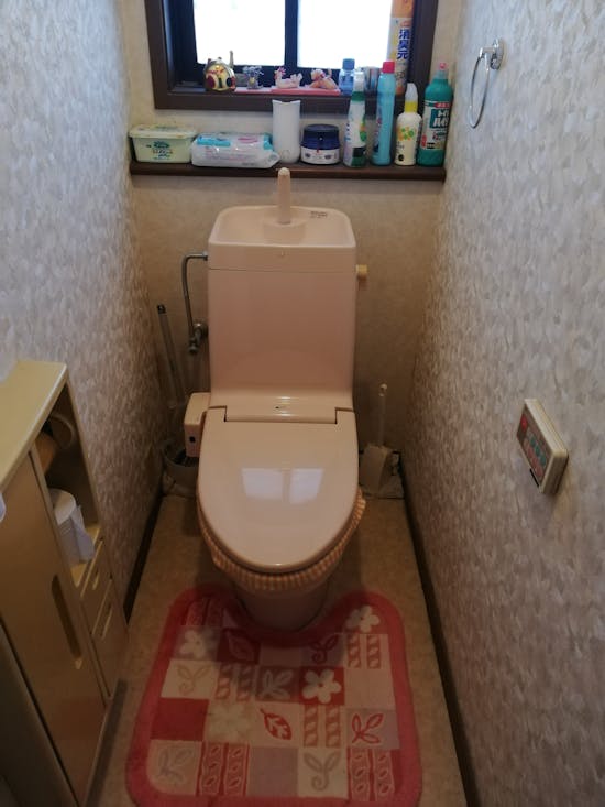 工事前　行田市のお客様のトイレ工事