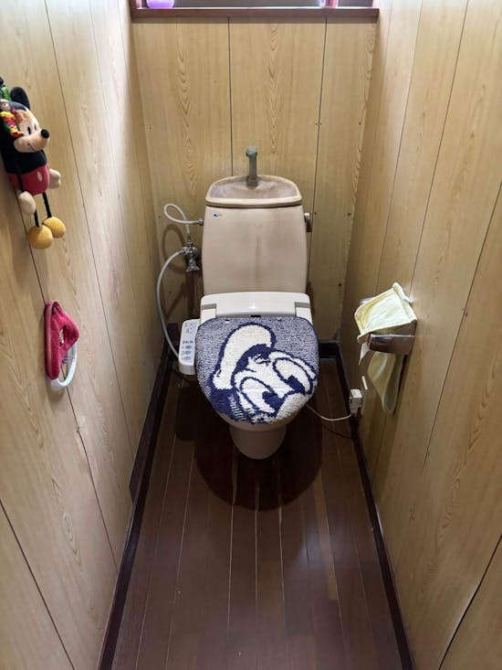 工事前　茨城県筑西市のお客様のトイレ交換工事