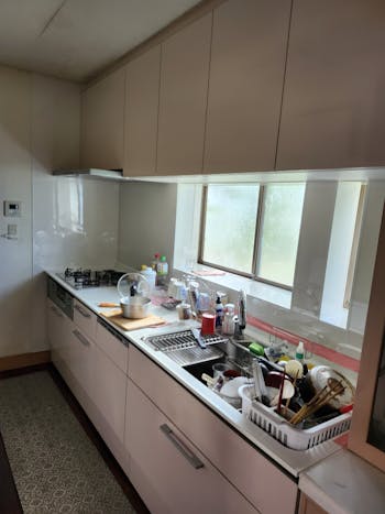 千葉県のお客様のシステムキッチン交換工事　具体的な工事内容3