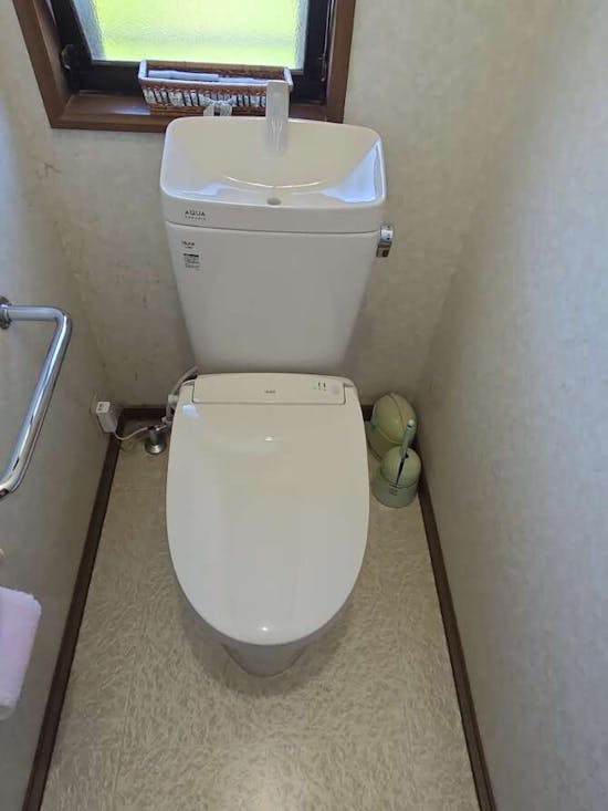 工事後　栃木県那須烏山市のお客様の洗浄便座交換工事