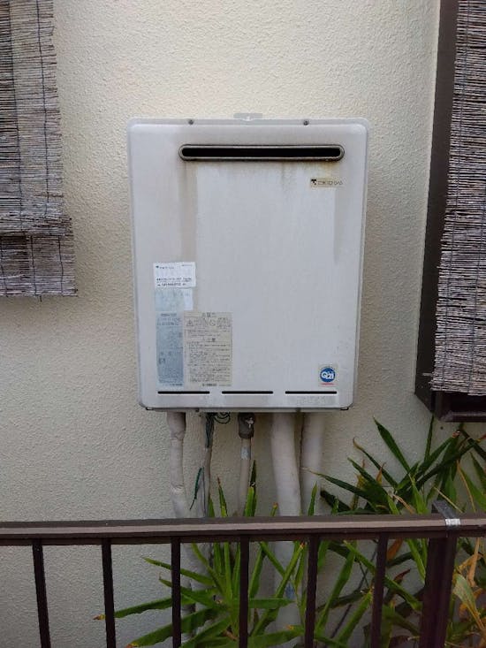 工事前　東京都八王子市のお客様の給湯器交換工事 