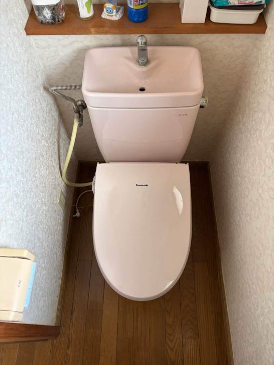 工事前　茨城県取手市のお客様のトイレ交換工事