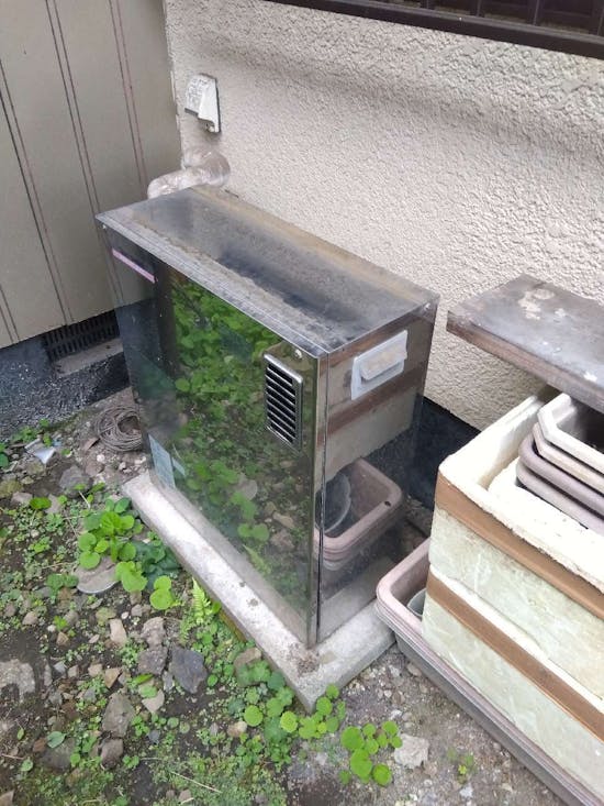 工事前　東京都青梅市のお客様の石油給湯器交換工事