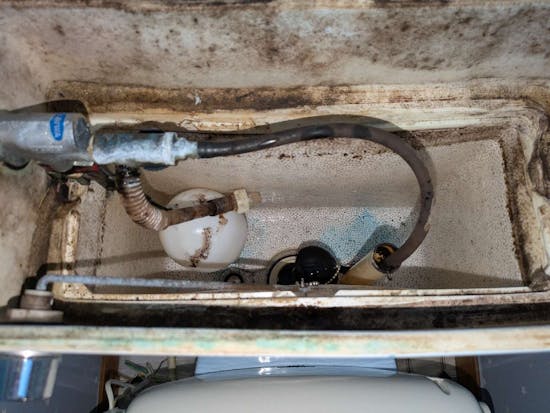 工事前　静岡県静岡市のお客様のトイレ修理工事 