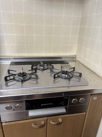 春日井市のお客様のビルトインコンロ・ガスコンロ工事　具体的な工事内容1