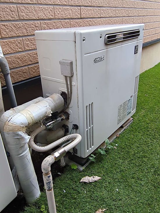 工事前　神奈川県相模原市のお客様のガス給湯器交換工事