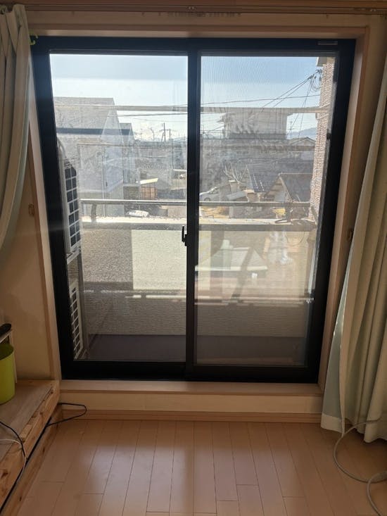 工事前　岡山県岡山市のお客様の内窓設置工事