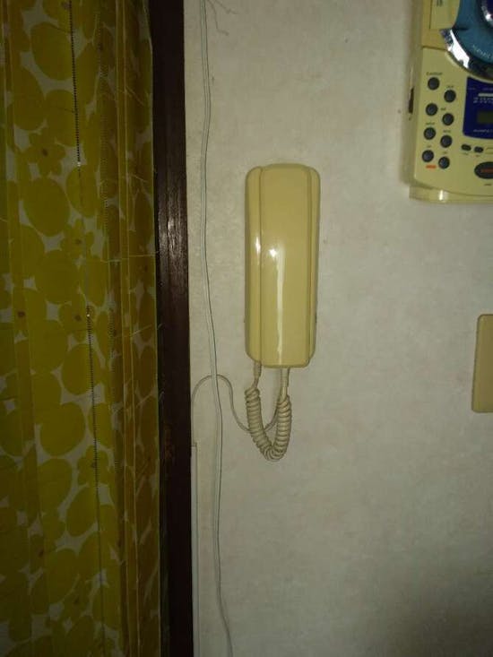 工事前　東京都西多摩郡のお客様のテレビドアホン交換工事