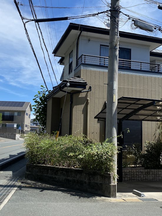工事後　静岡県のお客様の庭木の伐採工事