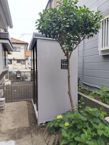 横須賀市のお客様の物置・倉庫工事　具体的な工事内容2