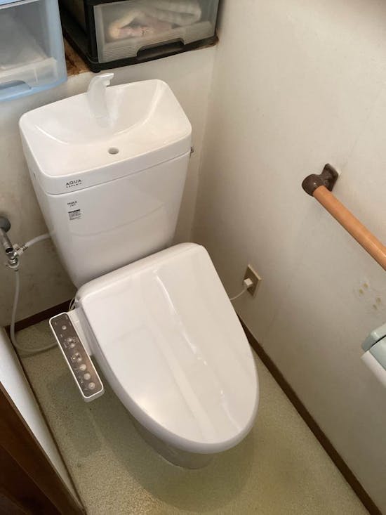 工事後　神奈川県足柄上郡山北町のお客様のトイレ工事 