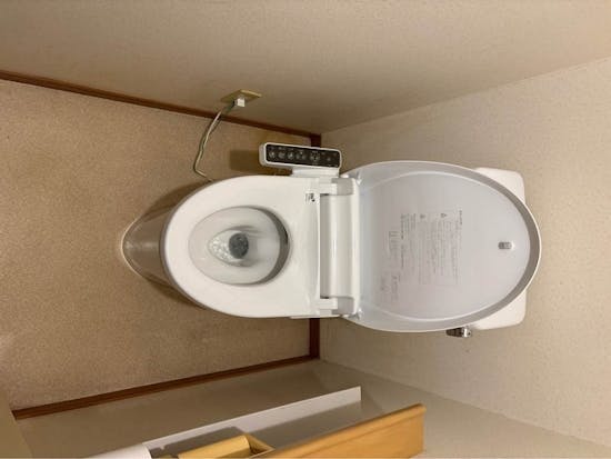 工事後　茨城県つくば市のお客様の温水洗浄便座交換工事