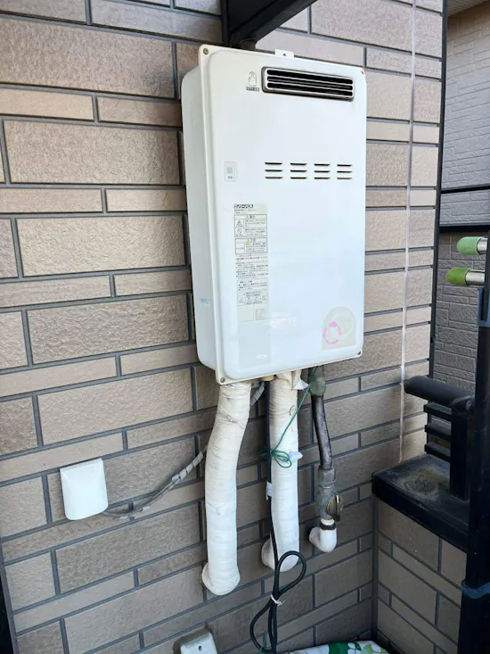 工事前　埼玉県桶川市のガス給湯器交換工事