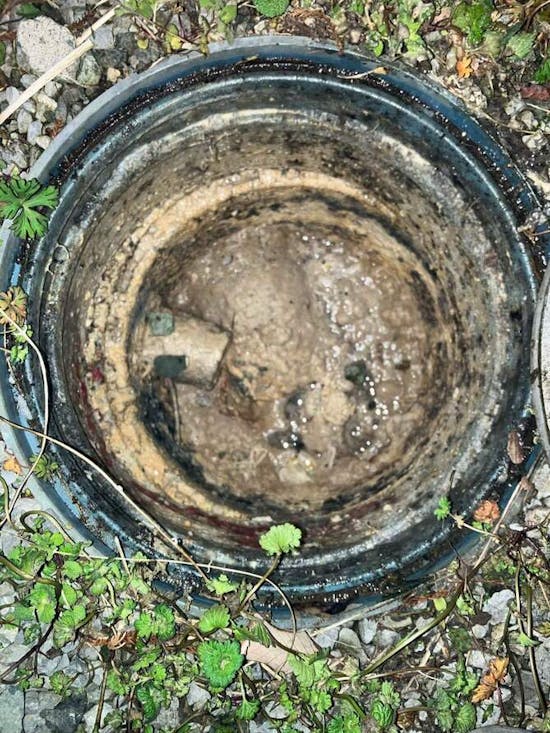 工事前　群馬県前橋市のお客様のキッチン配管の詰まり工事