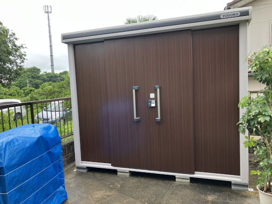 工事後　愛知県のお客様の物置・倉庫工事