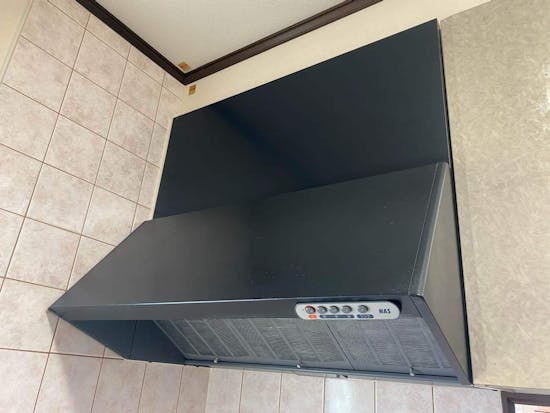 工事前　埼玉県児玉郡のお客様のレンジフード・ビルトインコンロ工事 