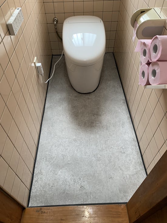 工事後　茨城県のお客様のトイレ交換工事
