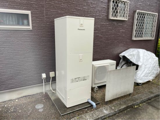 工事後　山梨県上野原市のお客様のエコキュート交換工事