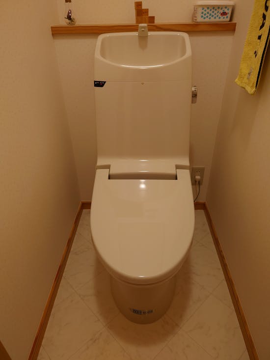 工事前　東京都のお客様のトイレ交換工事