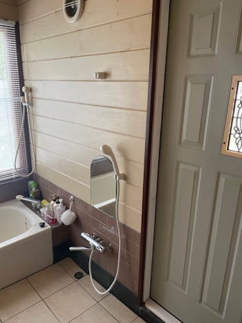 神奈川県茅ヶ崎市のお客様の浴室混合栓交換工事