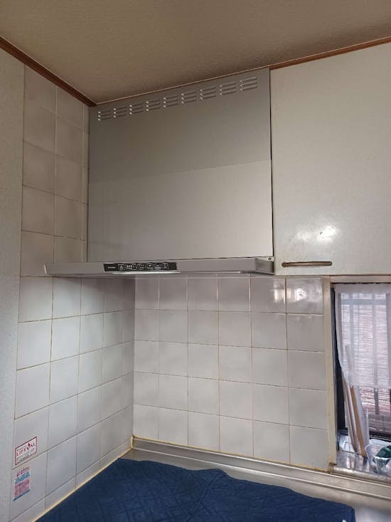 工事後 東京都八王子市のお客様のレンジフード交換工事