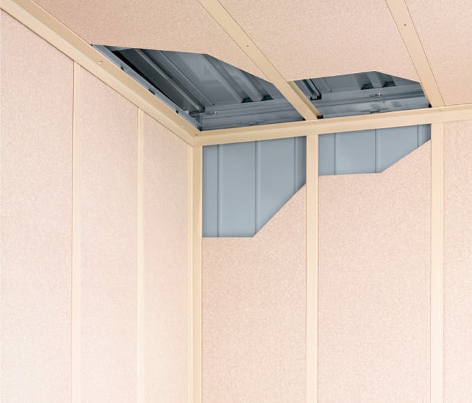 イナバ 物置 フォルタプラス FP-2618HT (耐F) 多雪型 PS プラチナシルバー GJNG5B イナバ物置 FP-5218HD FORTA+ フォルタプラス 断熱材付物置 多雪型