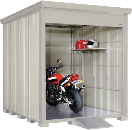 【組立工事ご依頼の方限定】　【物置10,000ポイントバックキャンペーン】　タクボバイクシャッターマン　BS-S2229WH | タクボ