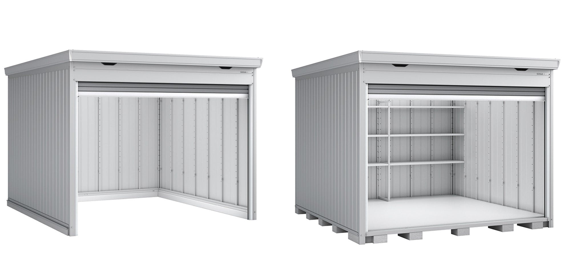 ドマール ○FF-2630HY 多雪型 幅274cm×奥行323cmサイズ|イナバの物置