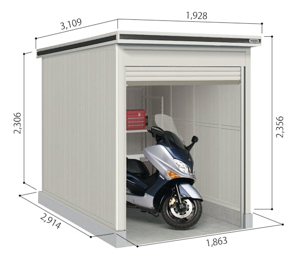 【組立工事ご依頼の方限定】　【物置10,000ポイントバックキャンペーン】　ヨドコウエルモシャッター（床タイプ）　LOD-1829HF | ヨドコウ