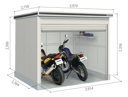 【組立工事ご依頼の方限定】　【物置10,000ポイントバックキャンペーン】　ヨドコウエルモシャッター（床タイプ）　LOD-2925HF | ヨドコウ