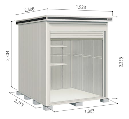 【組立工事ご依頼の方限定】　【物置10,000ポイントバックキャンペーン】　ヨドコウエルモシャッター（床タイプ）　LODU-1822HF | ヨドコウ