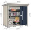 【組立工事ご依頼の方限定】　【物置10,000ポイントバックキャンペーン】　タクボMrストックマンダンディ　ND-SZ2214 | タクボ