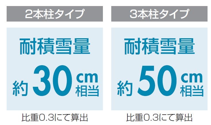 耐積雪量