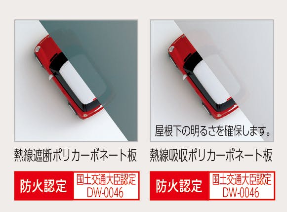 選べる屋根材