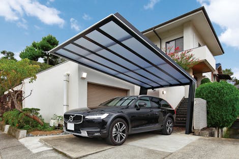 愛車や住まいのフロントが際立つスタイリッシュなデザイン