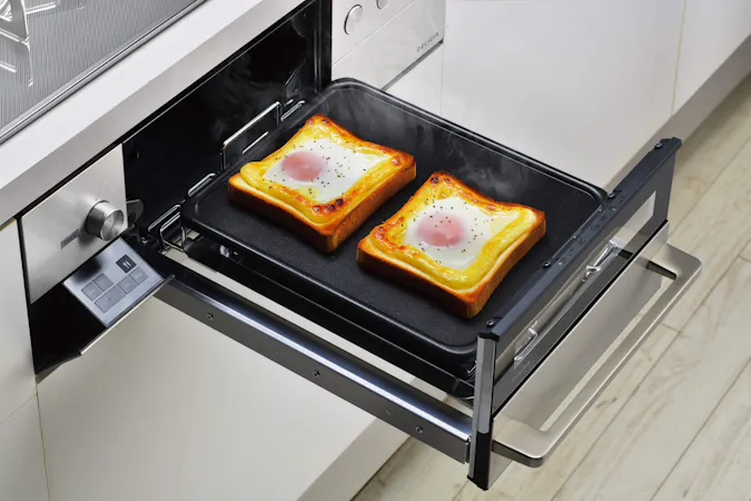 デリシア_RHS72W38M12RNSTW（天板750mm,ガラストップ）オーブン接続  