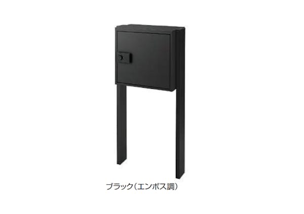 宅配ボックスＫＴ　ポールタイプ　コンパクトタイプ　埋込仕様　ブラック（エンボス調）色 左開き | LIXIL