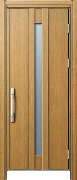 ドアリモ玄関ドアＤ３０ Ｄ４仕様 Ｃ０７木目色 片開き ピタットキー（ストレートハンドル）