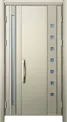 ドアリモ玄関ドアＤ３０ Ｄ２仕様 Ｆ０６Ｋ通風 アルミ色 親子 ポケットキー（ストレートハンドル） | YKK AP