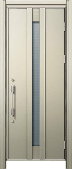 ドアリモ玄関ドアＤ３０ Ｄ２仕様 Ｃ０７Ｔ通風 アルミ色 片開き 手動錠（ストレート/クラシックハンドル）