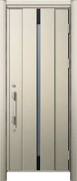 ドアリモ玄関ドアＤ３０ Ｄ２仕様 Ｃ０８Ｋ通風 アルミ色 片開き 手動錠（ストレート/クラシックハンドル）