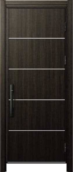 ドアリモ玄関ドアＤ３０ Ｄ４仕様 Ｆ０８木目色 片開き ピタットキー（ストレートハンドル）