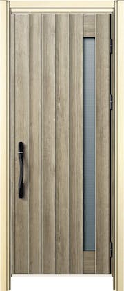 ドアリモ玄関ドアＤ３０ Ｄ４仕様 Ｎ０５Ｔ通風 片開き ピタットキー（洋風カーブハンドル）