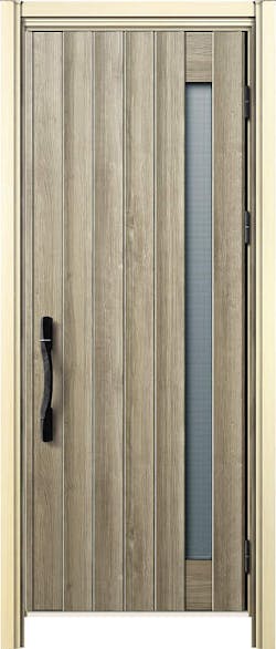 ドアリモ玄関ドアＤ３０ Ｄ４仕様 Ｎ０５Ｔ通風 片開き ピタットキー（洋風カーブハンドル）