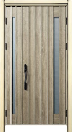 ドアリモ玄関ドアＤ３０ Ｄ２仕様 Ｎ０５Ｔ通風 親子 ピタットキー（洋風カーブハンドル）