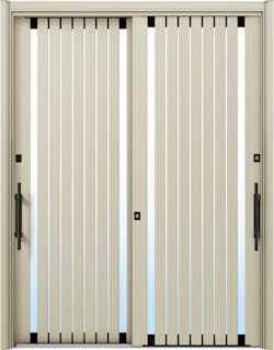 ドアリモ玄関引戸２枚建 複層ガラス仕様 現代和風Ｃ０６ アルミ色 ランマ無（外側バーハンドル）