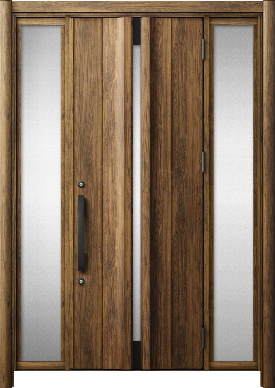 リシェントドア3 断熱K4仕様 G13型 木目色 両袖 ランマ無し｜LIXIL