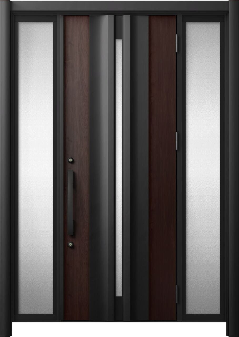 gr7daさま　かくにん リシェントドア3 断熱K4仕様 G78型 アルミ色 両袖 ランマ無し｜LIXIL