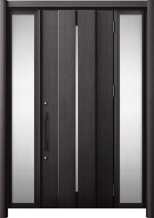 リシェントドア3 断熱K4仕様 M12型 木目色 両袖 ランマ無し｜LIXIL